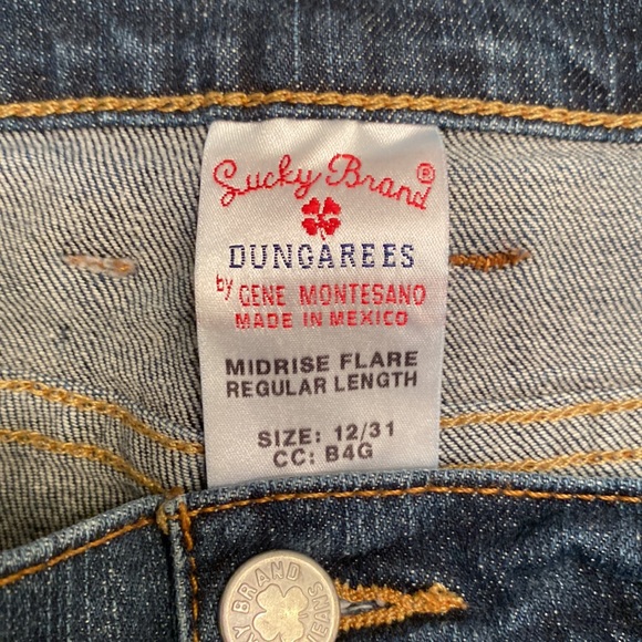 Lucky brand midrise flare jeans size 12/31 - Picture 9 of 11